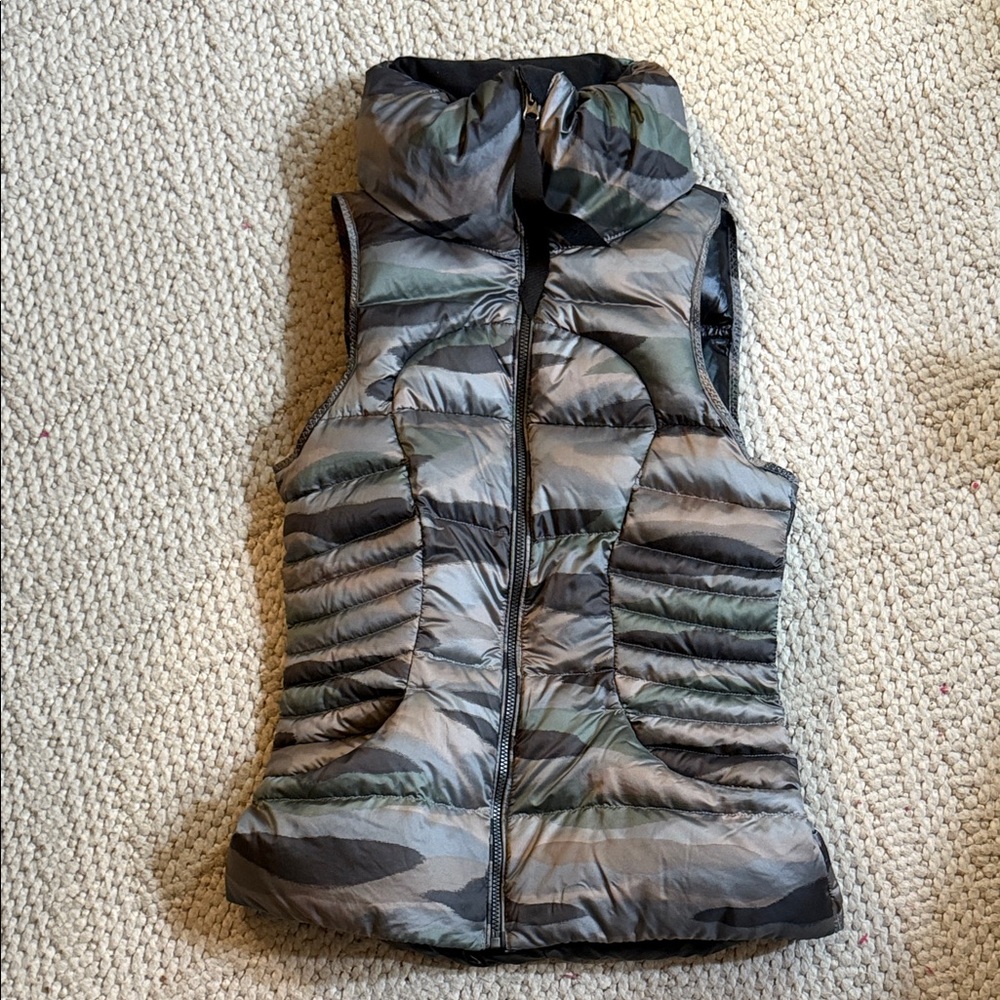 Lululemon Camouflage Puffer Vest
